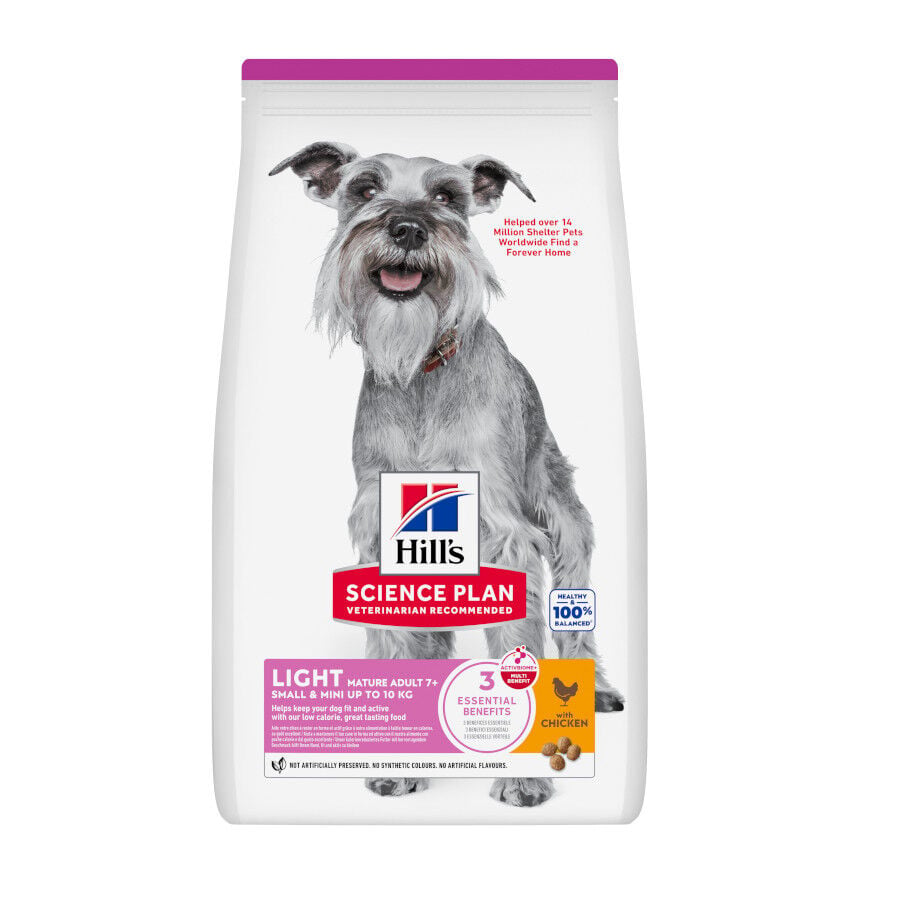 2.5 kg Hill's Science Plan Light Mature Adult small y mini pollo pienso para perros, , large Imagen numero 1