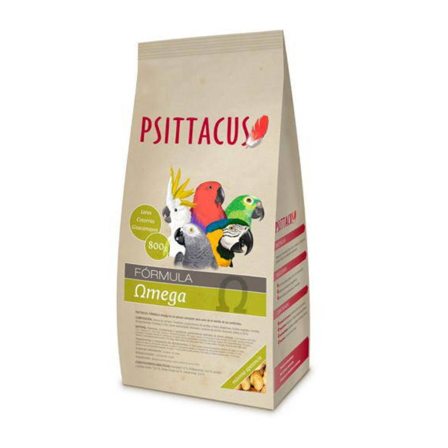 Psittacus Omega comida para p&aacute;jaros psit&aacute;cidos
