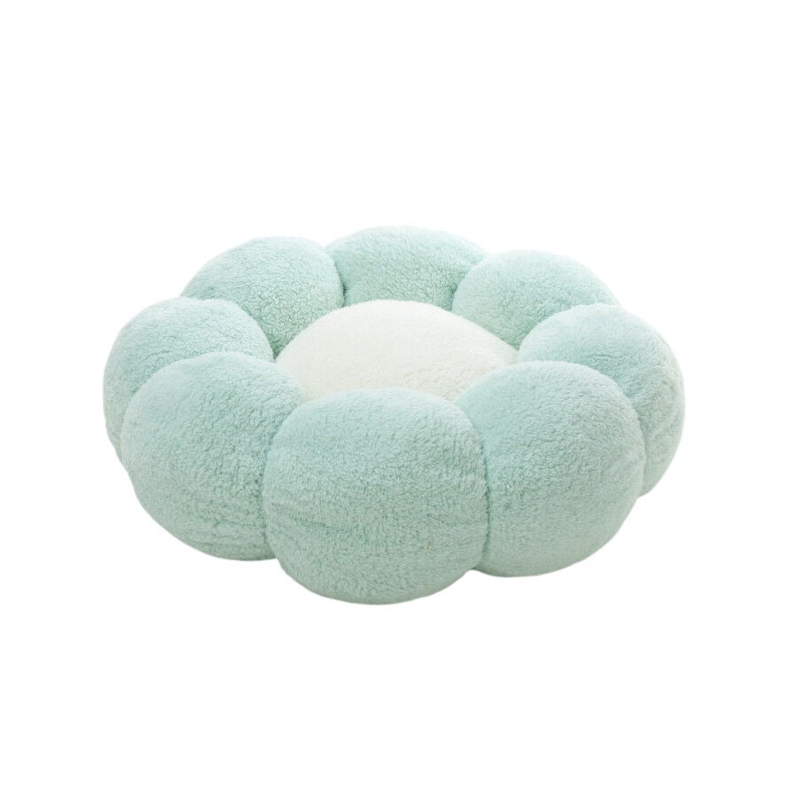 Leeby Sof&aacute; Flower Bed Swirl Azul para perros, , large indicador imagen numero 1