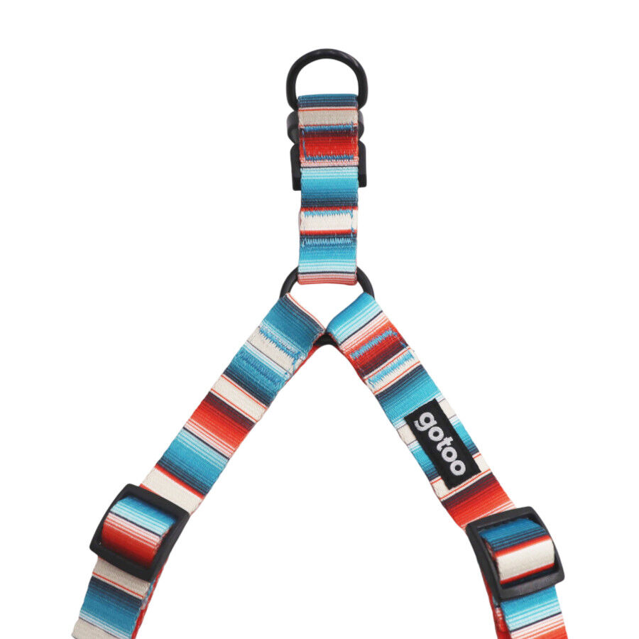 Gotoo Arn&eacute;s estampado de rayas multicolor para perros, , large indicador imagen numero 3