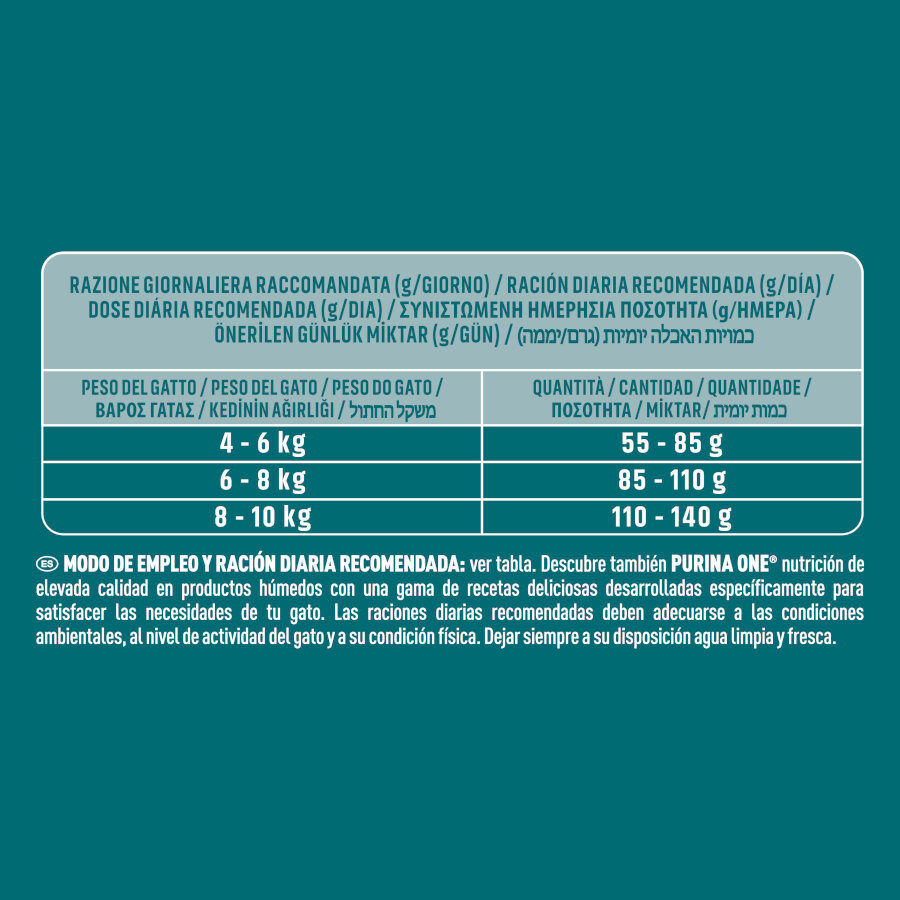 1.5 kg Purina One Bifensis Esterilizado Control de Peso Pollo pienso para gatos, , large indicador imagen numero 3