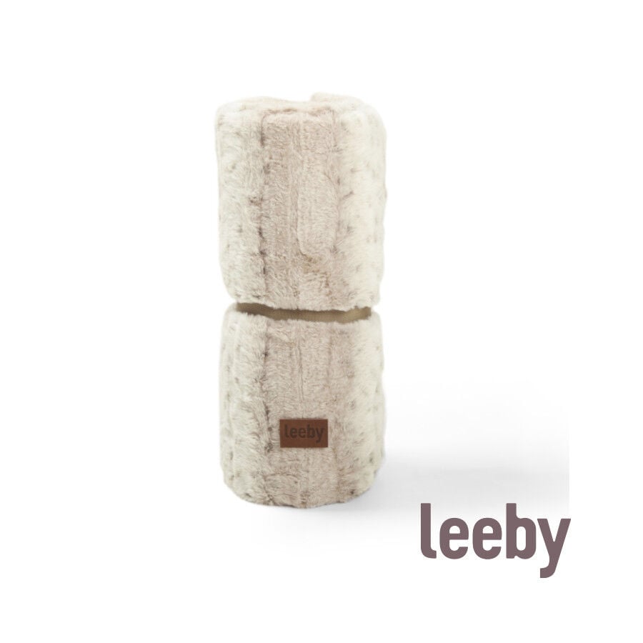 Leeby manta suave leopardo print para perros, , large indicador imagen numero 3