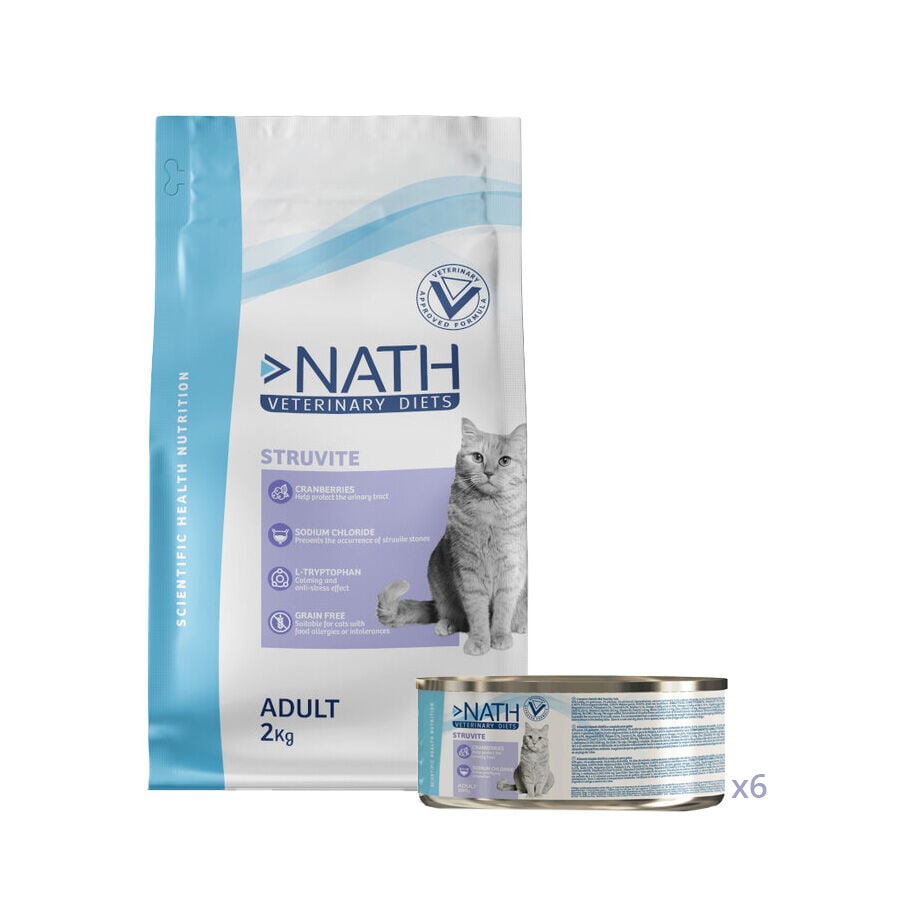Nath Struvite Pack - pienso y comida h&uacute;meda para gato