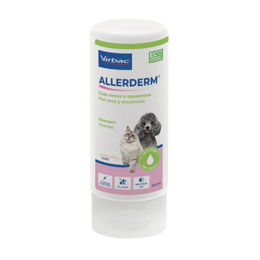 Vibac Allerderm Champ&uacute; Piel Seca y Escamosa para perros y gatos, , large indicador imagen numero 1
