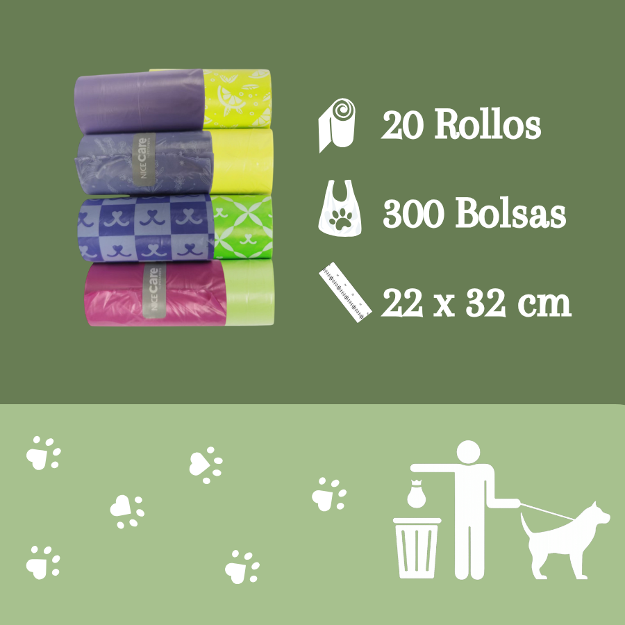 Nice Care Basic Bolsitas Lavanda Lim&oacute;n para perros, , large indicador imagen numero 3