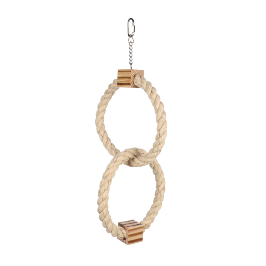 Flamingo Anillo con Cord&oacute;n juguete para periquitos&nbsp;