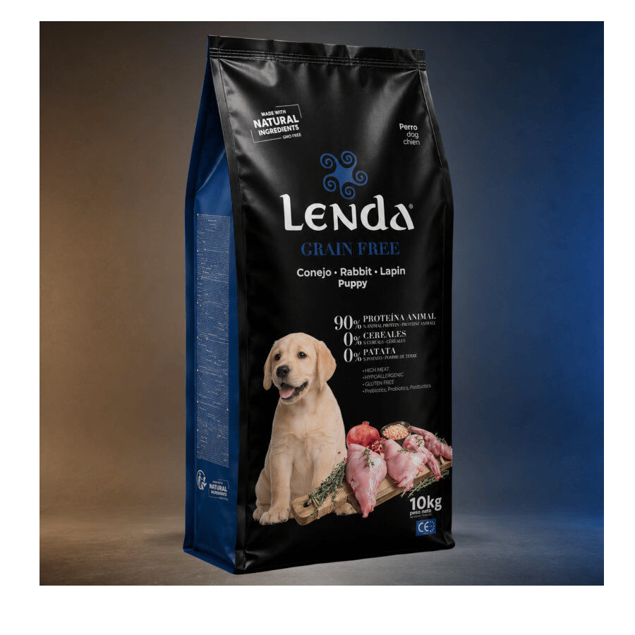 10 kg Lenda Grain Free Conejo puppy pienso para perros, , large Imagen numero 3