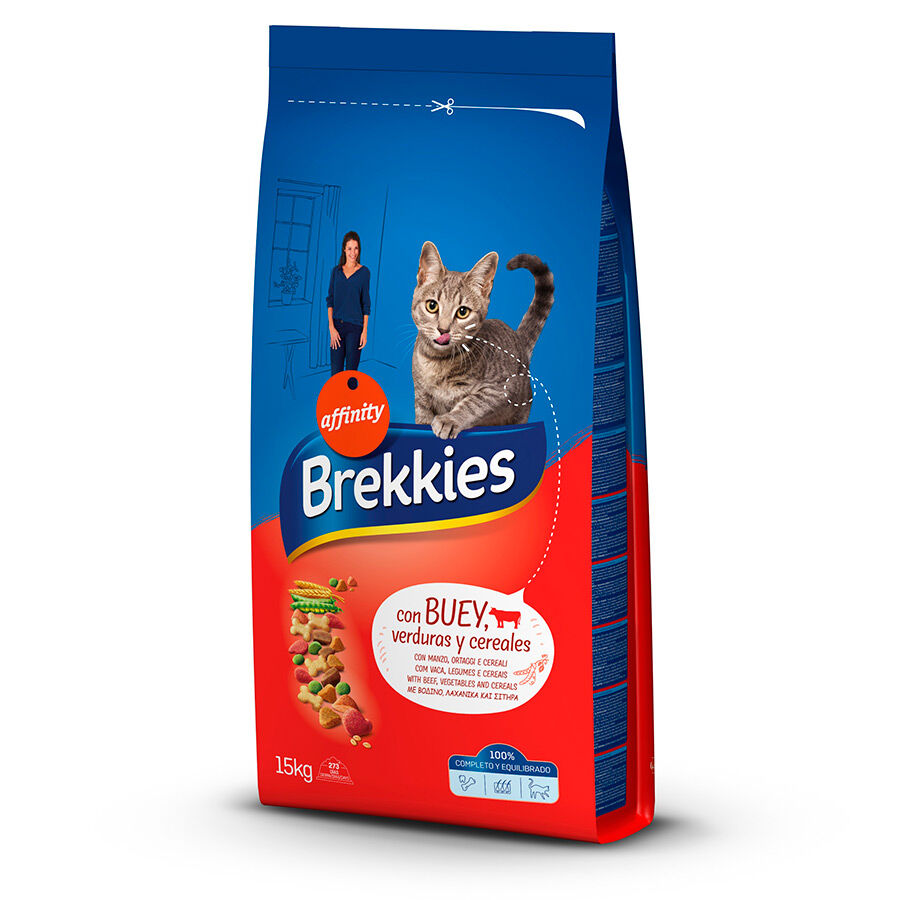 Brekkies Excel Feline buey, ternera y verduras Imagen numero 1