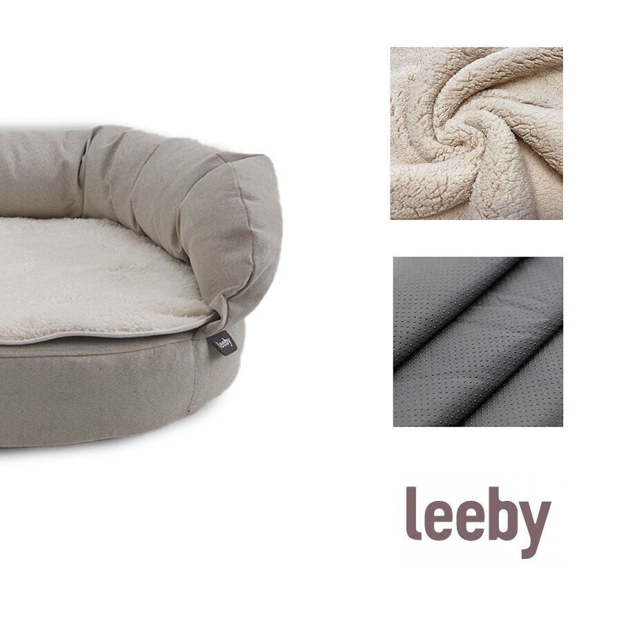 Leeby Sof&aacute; Ortop&eacute;dico Viscoel&aacute;stico Marr&oacute;n para perros, , large indicador imagen numero 3