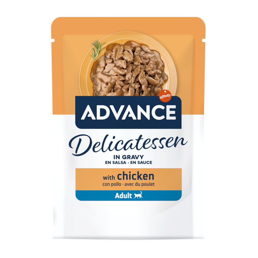 Advance Delicatessen Pollo en Salsa Sobres para gatos