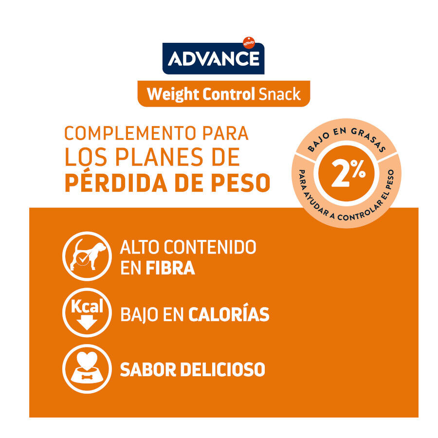 150 g Advance Weight Control snack para perros, , large indicador imagen numero 4