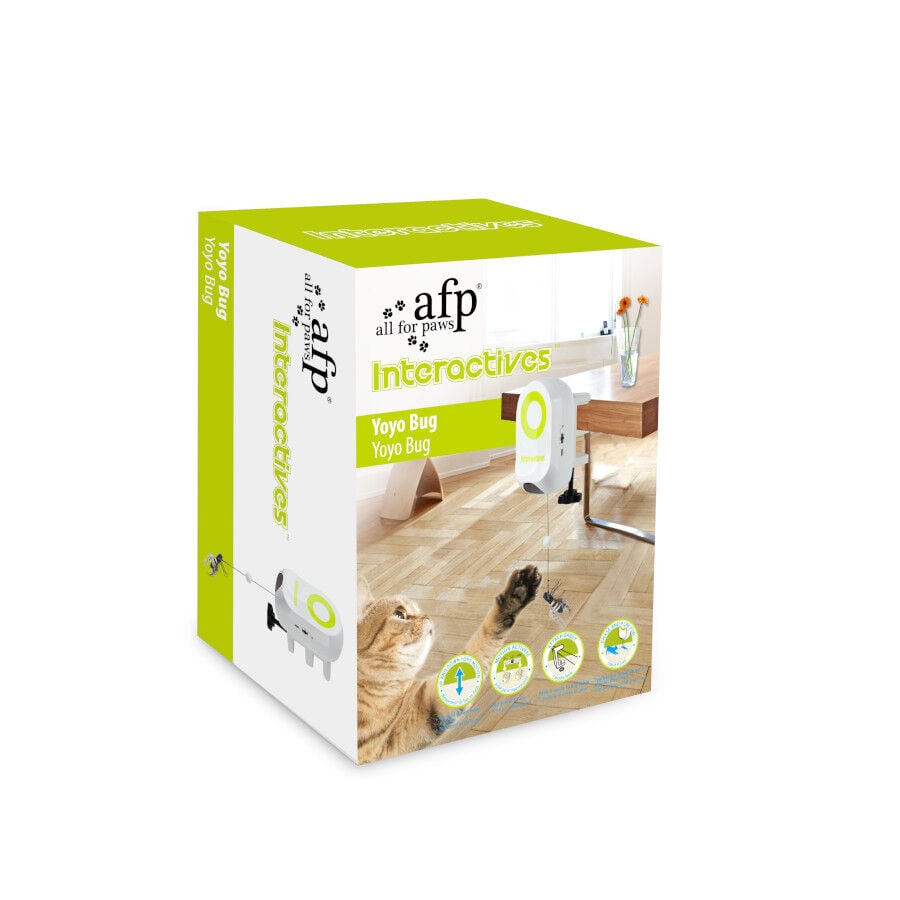 All For Paws Interactives Juguete Yoyo Bug para gatos, , large indicador imagen numero 4