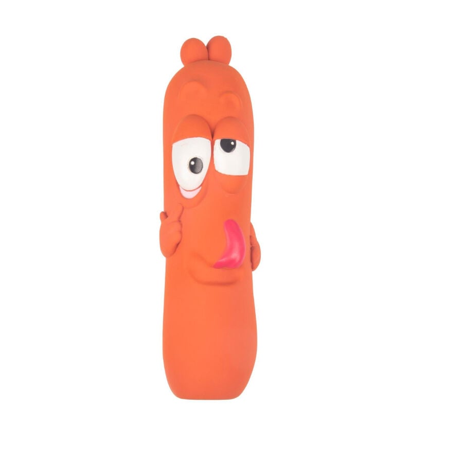 Flamingo JP Tipsy Mordedor Salchicha de L&aacute;tex para perros