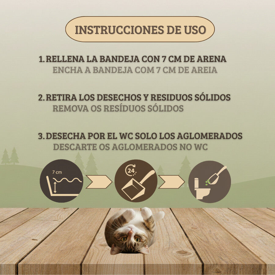 10 L TK-Pet arena natural aglomerante para gatos, , large indicador imagen numero 4