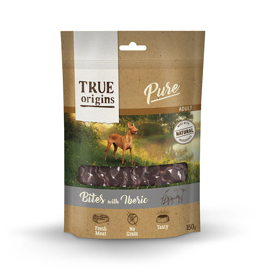 150 g True Origins Pure Carne con Ib&eacute;rico Bocaditos para perros, , large Imagen numero 1