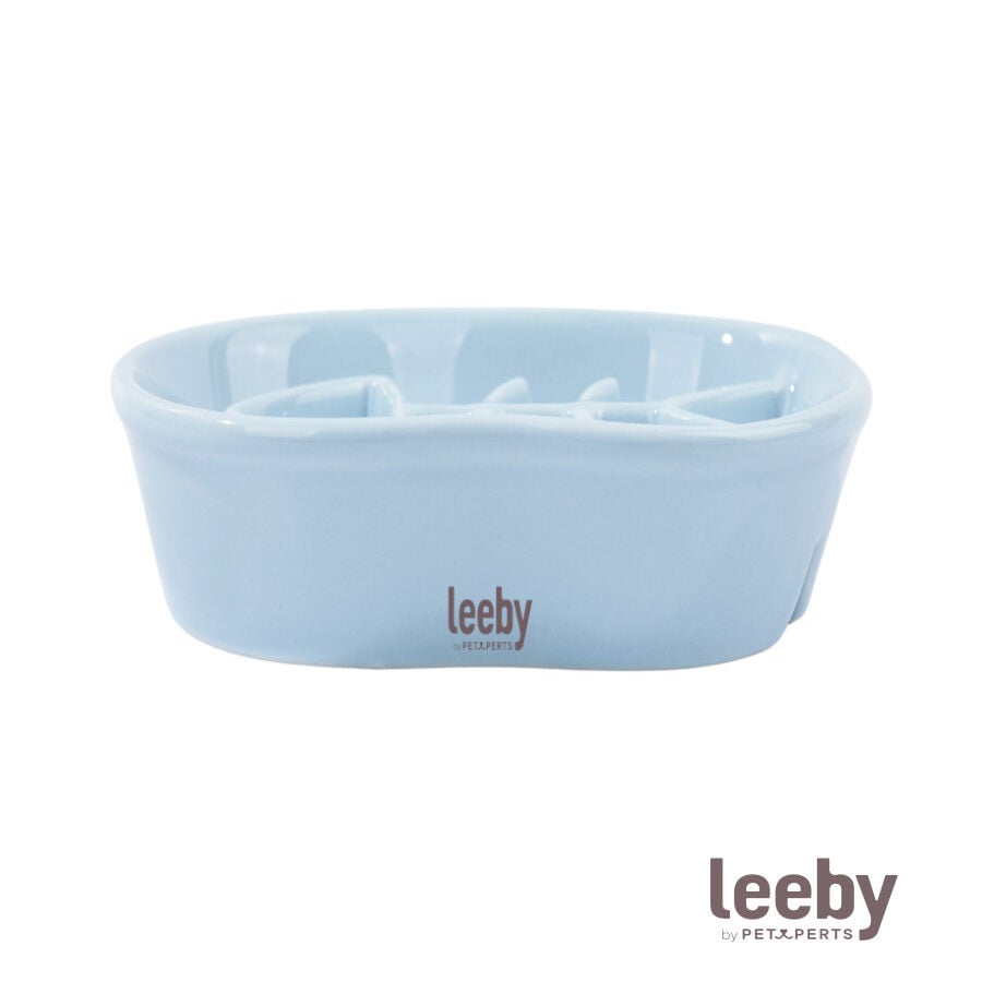 Leeby Comedero Antivoracidad de Cer&aacute;mica para gatos