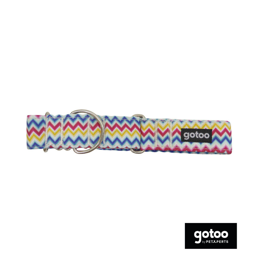 Gotoo Collar martingale de rayas para perros, , large indicador imagen numero 2