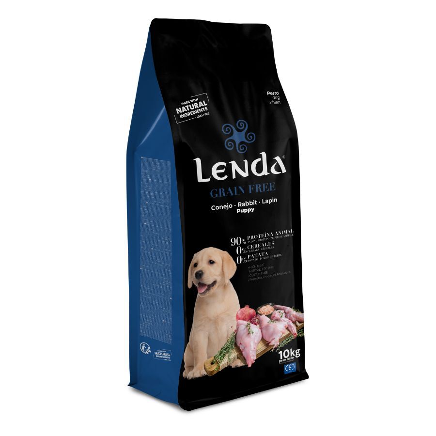 10 kg Lenda Grain Free Conejo puppy pienso para perros, , large indicador imagen numero 1