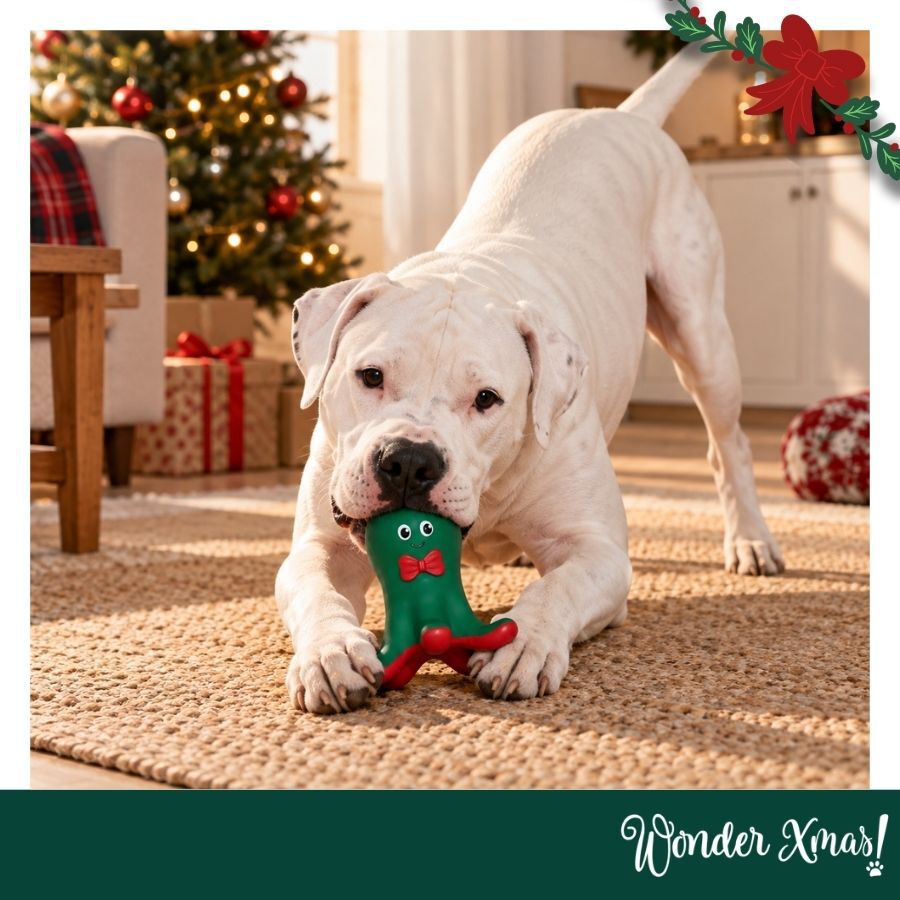 Wonder Christmas Pulpo L&aacute;tex Juguete para perros, , large Imagen numero 2