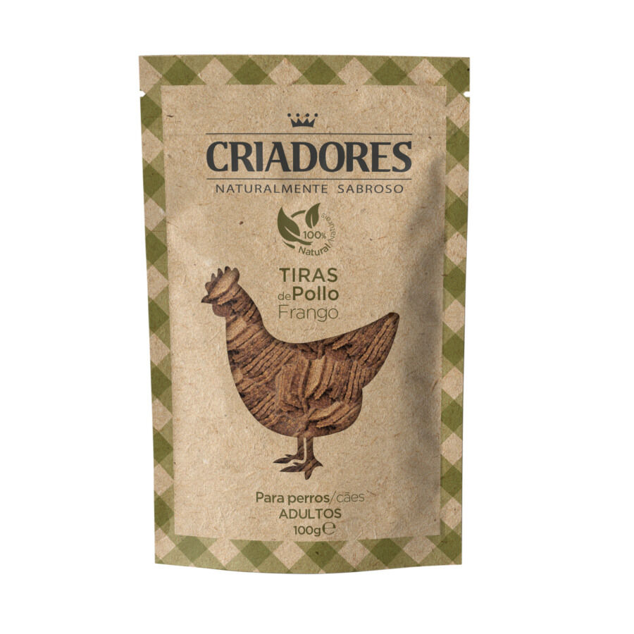 Criadores Tiras de Pollo para perros