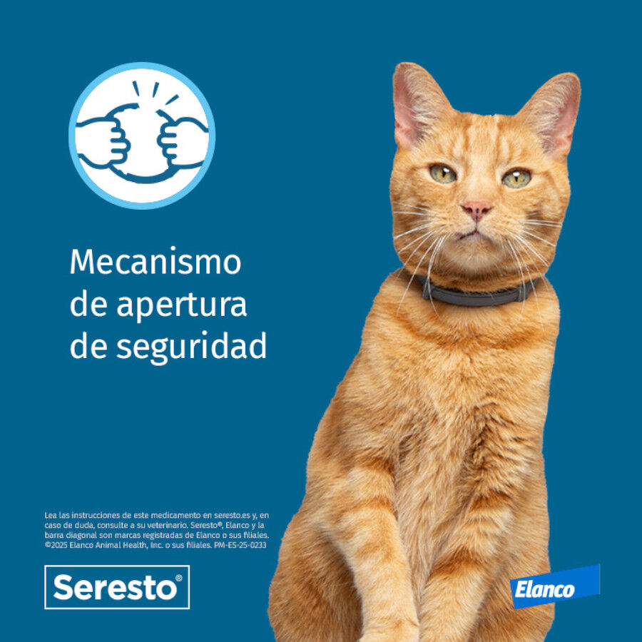 1 collar x 38 cm Seresto Collar Antiparasitario para gatos, , large Imagen numero 5