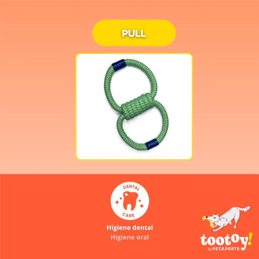 Tootoy! Mordedor de Cuerda Doble para perros, , large Imagen numero 3