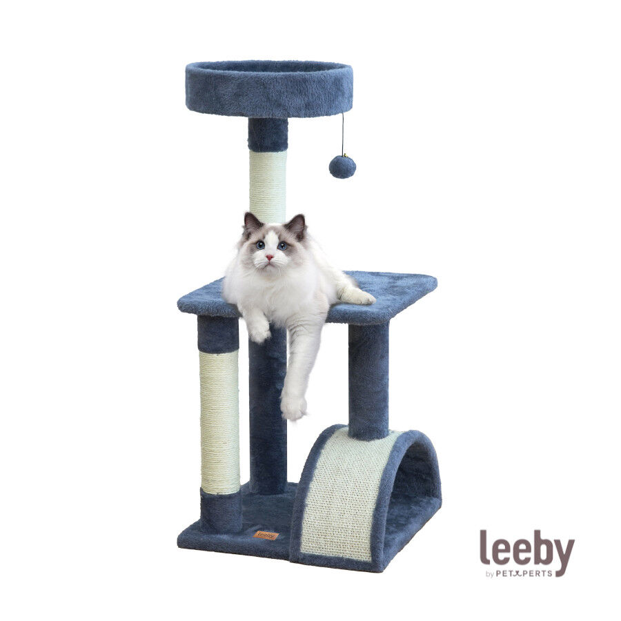 Leeby Marcelo torre rascador con cama y juguete para gatos, , large indicador imagen numero 2