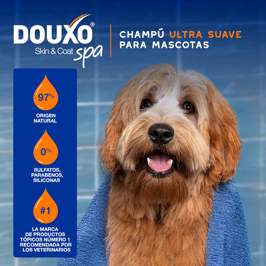 Ceva Douxo Spa Champ&uacute; 2 en 1 Desenredante para perros, , large indicador imagen numero 9