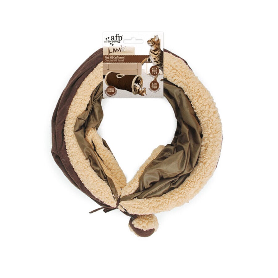 All For Paws Tunel plegable Marr&oacute;n para gatos&nbsp;, , large indicador imagen numero 2