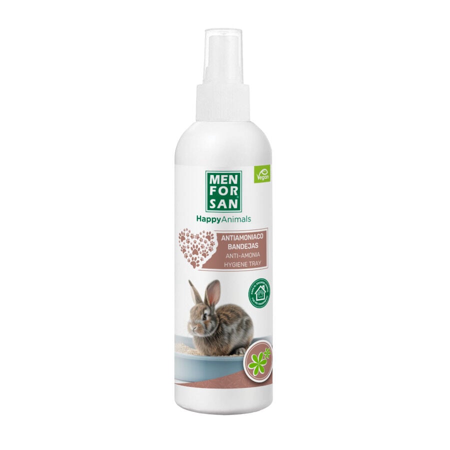 Menforsan Spray Antiamon&iacute;aco Limpiador de Bandeja para roedores, conejos y hurones