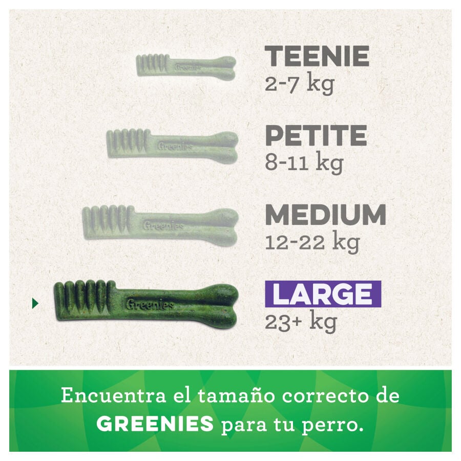 4 barritas Greenies Snacks Dentales Naturales para perros grandes, , large indicador imagen numero 2