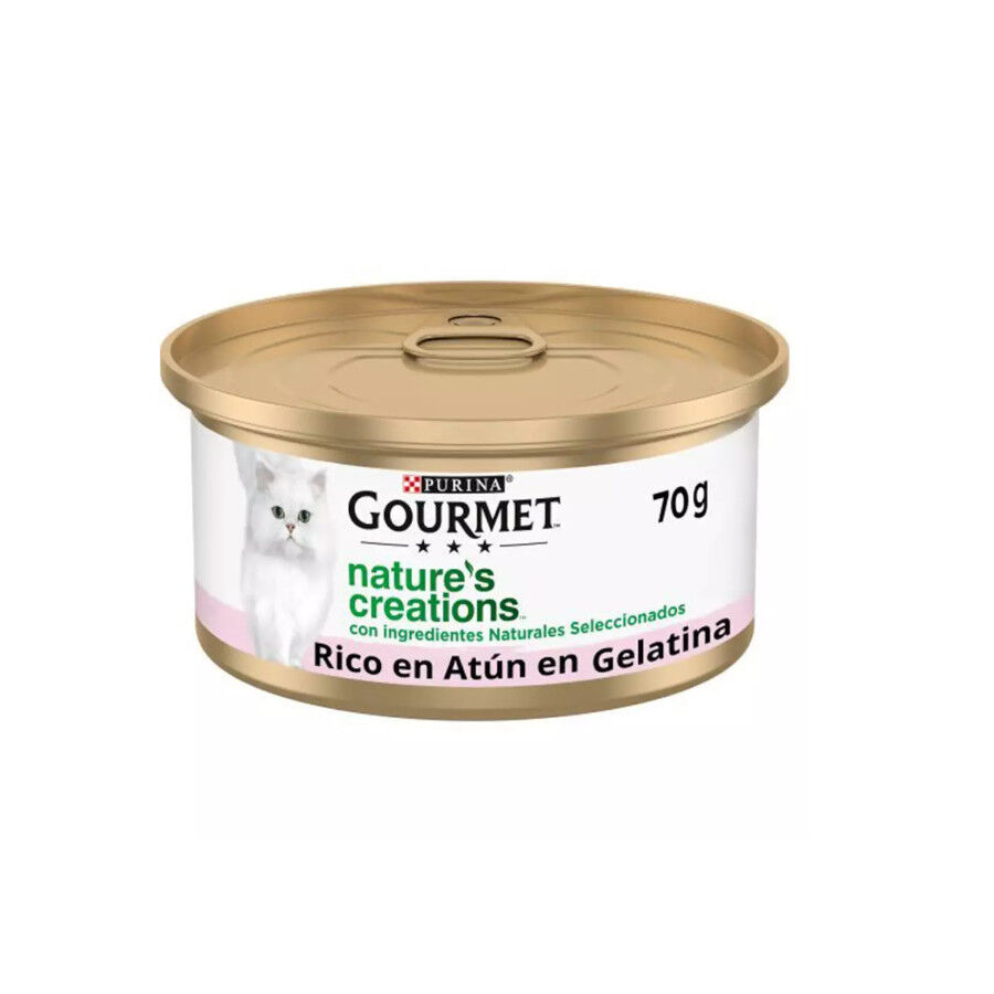 Gourmet Nature's Creations At&uacute;n y Gambas en Gelatina lata para gatos