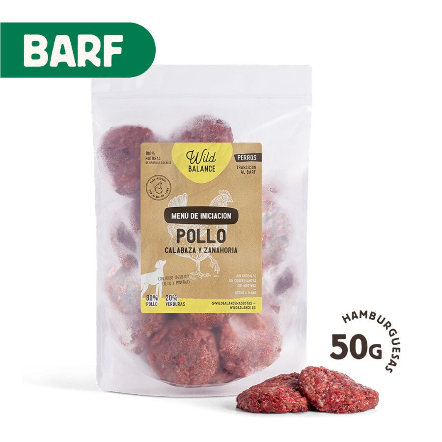 1 kg Wild Balance Barf Men&uacute; Completo Pack Iniciaci&oacute;n comida congelada para perros, , large indicador imagen numero 2