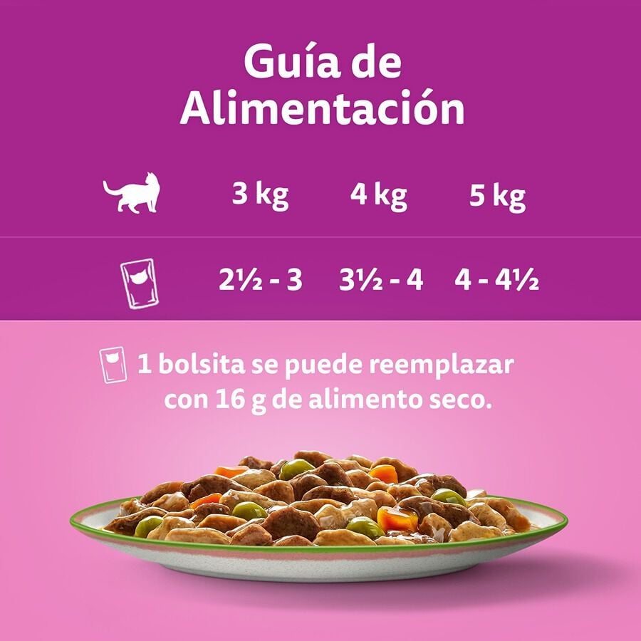 4 sobres x 85 g Whiskas Tasty Mix Selecci&oacute;n del Chef Salsa en Bolsita para gatos, , large indicador imagen numero 4