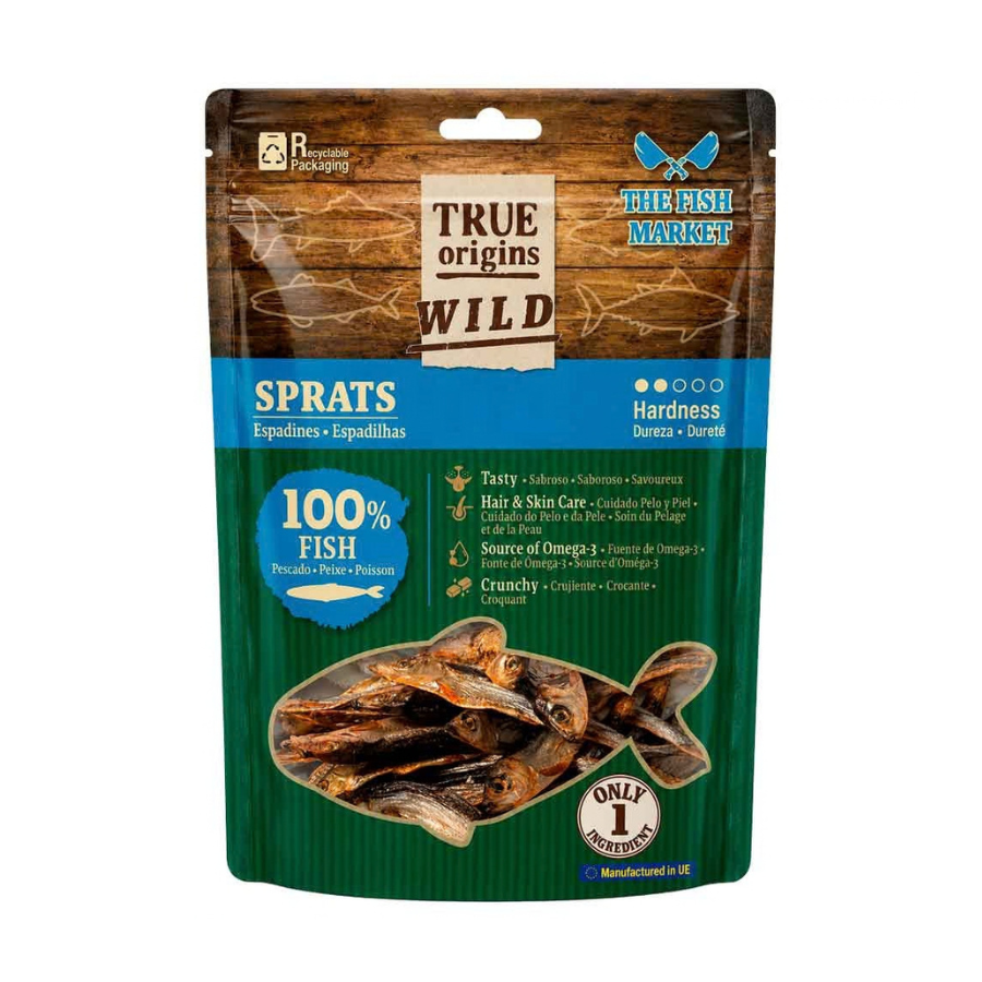 True Origins Espadines Snack para perros