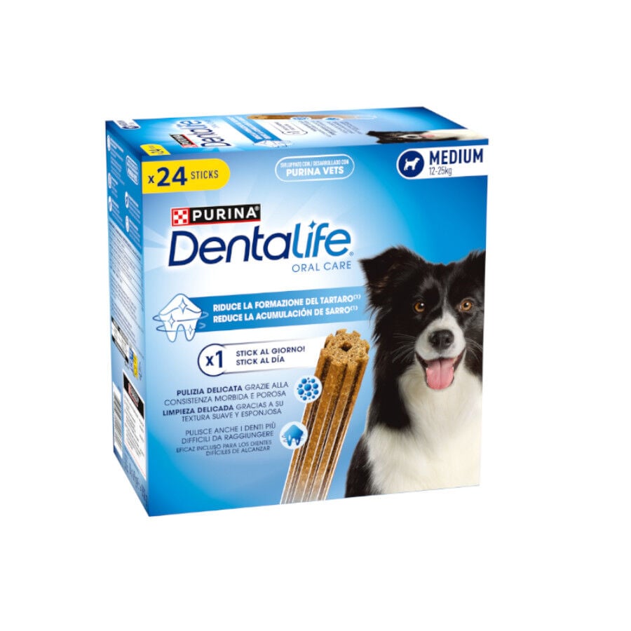 24 barritas Dentalife Snacks Dentales para perros medianos, , large Imagen numero 1