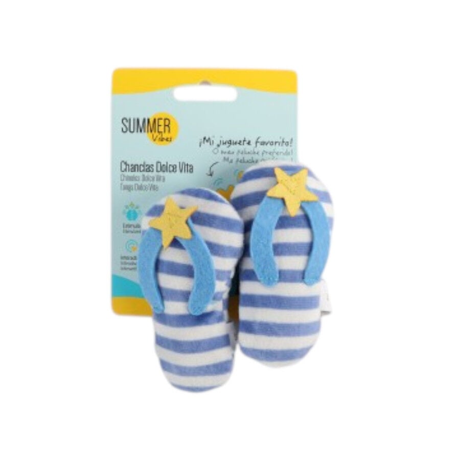 Summer Vibes Peluche Chanclas Juguete para gatos, , large indicador imagen numero 5