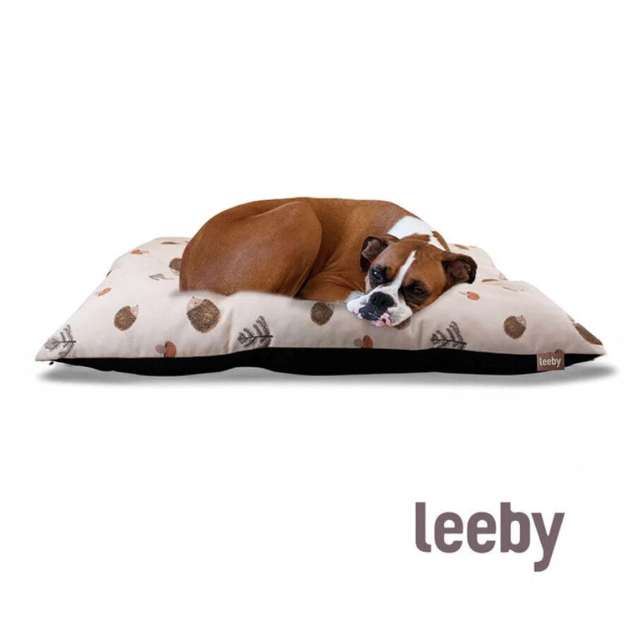 Leeby Coj&iacute;n Acolchado Blanco con Erizos para perros, , large Imagen numero 2