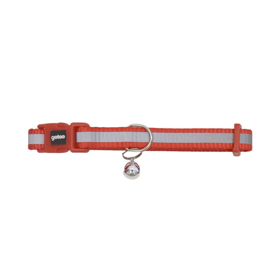 Gotoo Collar reflectante rojo para gatos, , large Imagen numero 1