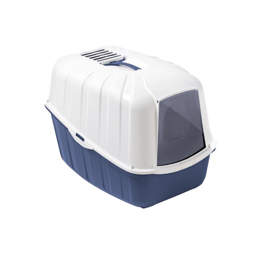 Nice Care Arenero Cerrado Komoda Azul para gatos, , large Imagen numero 2