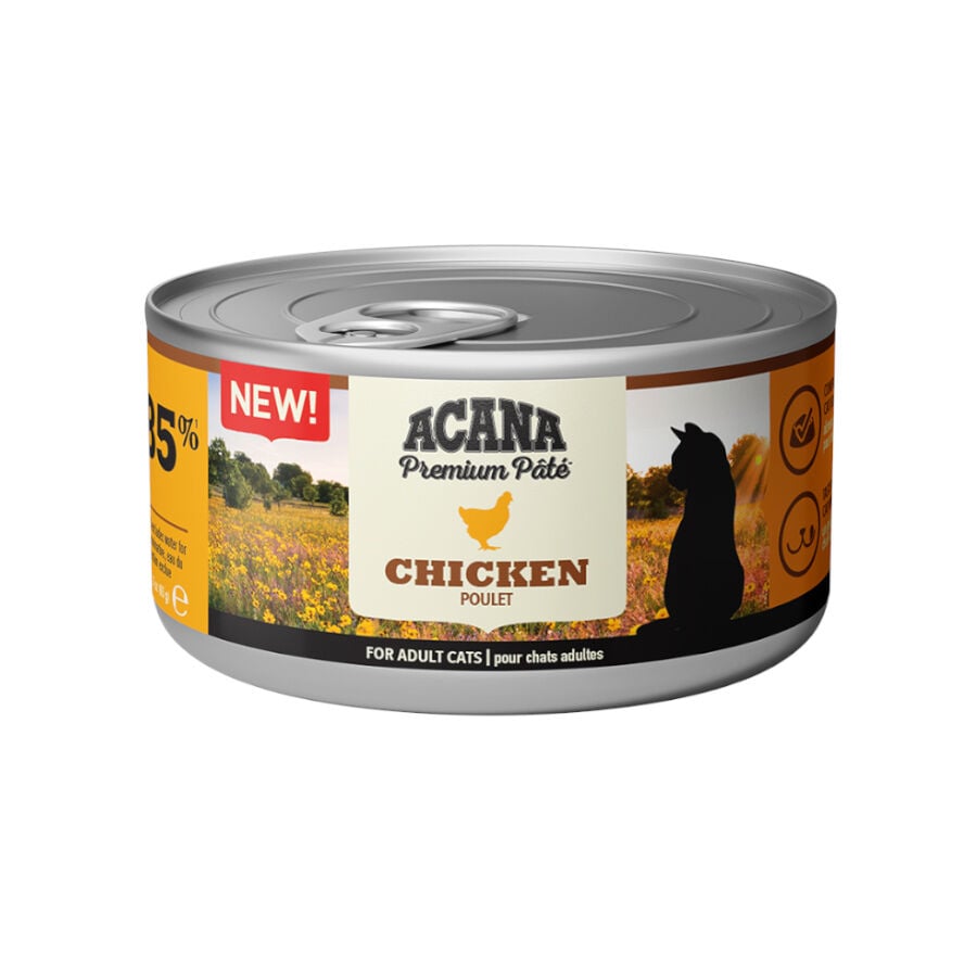85 g Acana Premium Pat&eacute; Pollo lata para gatos, , large Imagen numero 1