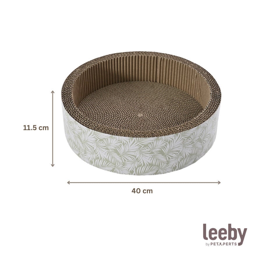 Leeby Domingo cama rascador de cart&oacute;n con estampado para gatos, , large Imagen numero 5