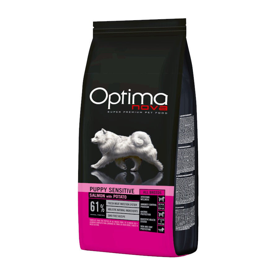 Optima Nova Puppy Sensitive Salm&oacute;n pienso para perros