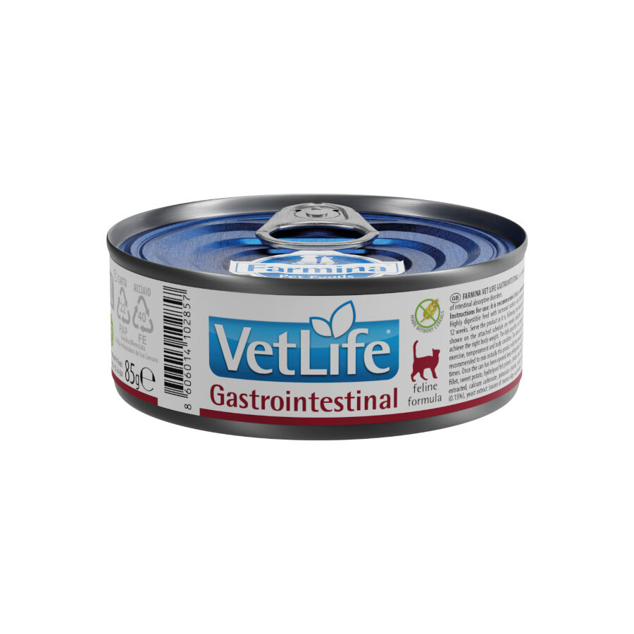 85 g Farmina Vet Life Gastrointestinal lata para gatos, , large Imagen numero 1