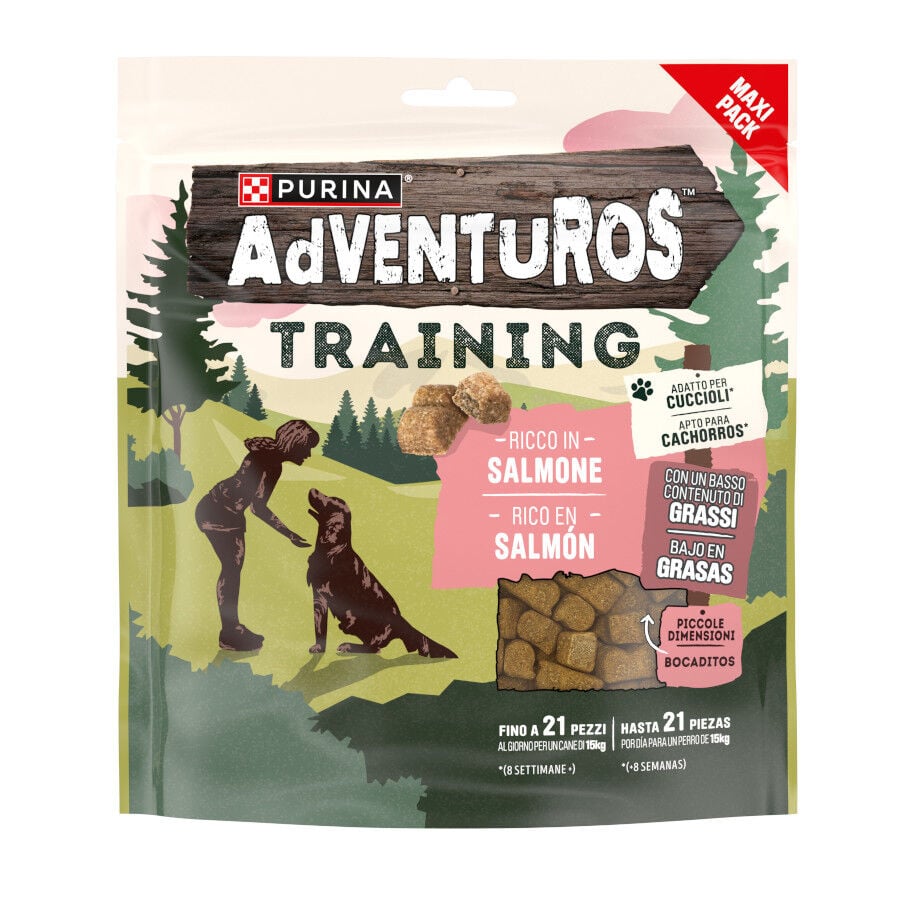250 g Adventuros Training Bocaditos de Salm&oacute;n para perros, , large Imagen numero 1