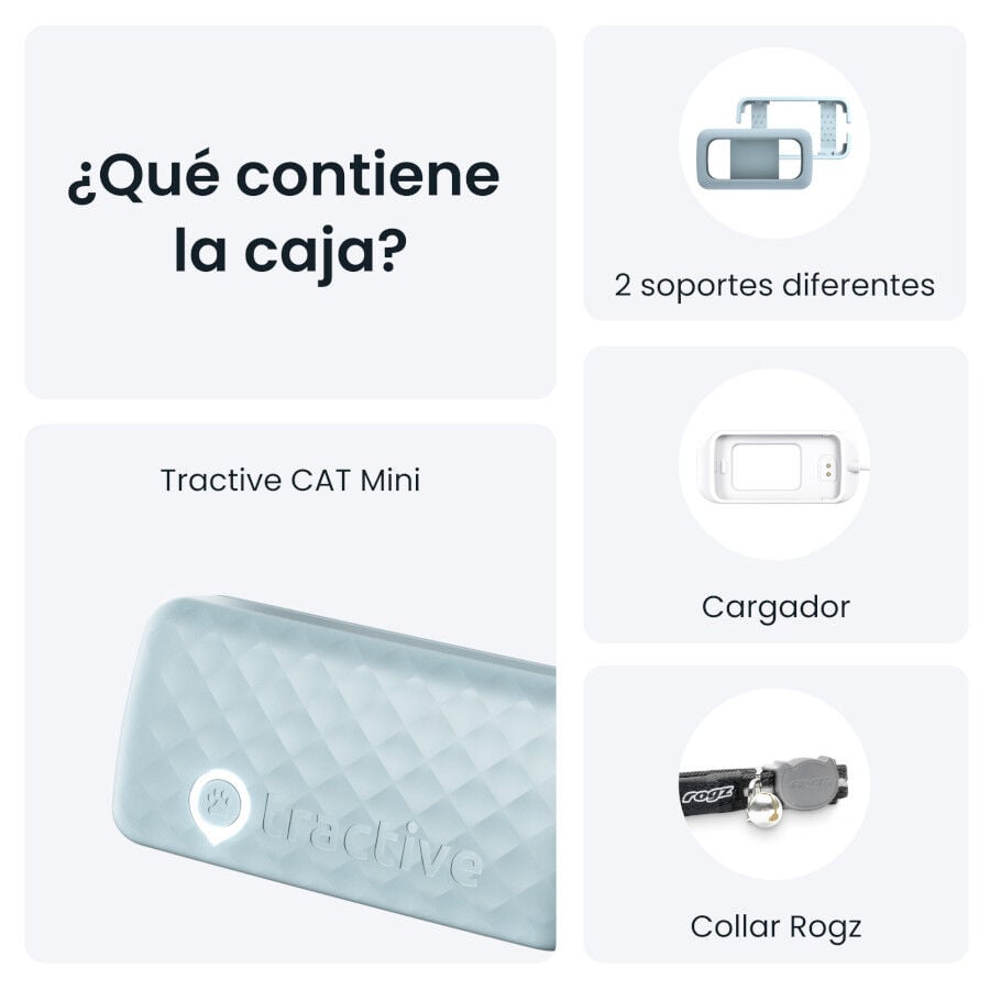 Tractive Cat Mini Localizador GPS Menta para gatos, , large indicador imagen numero 9