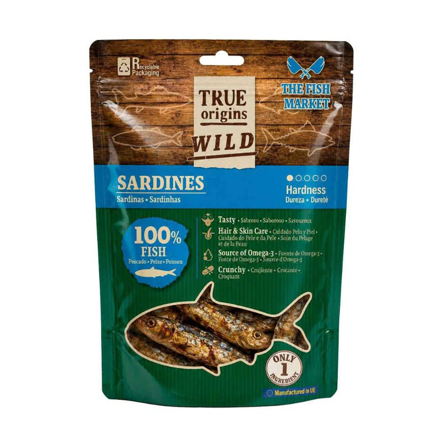 70 g. True Origins Sardinas Snack para perros, , large indicador imagen numero 2
