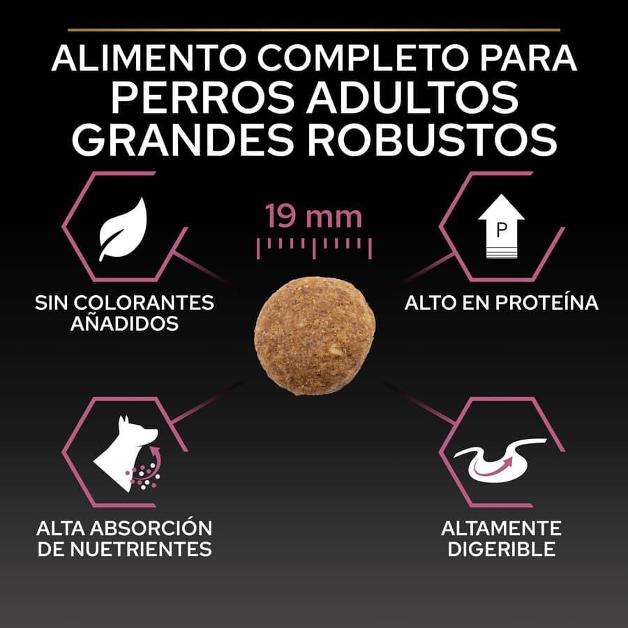 14 kg Pro Plan Adult Large Robust Salm&oacute;n pienso para perros Piel Sensible, , large indicador imagen numero 7