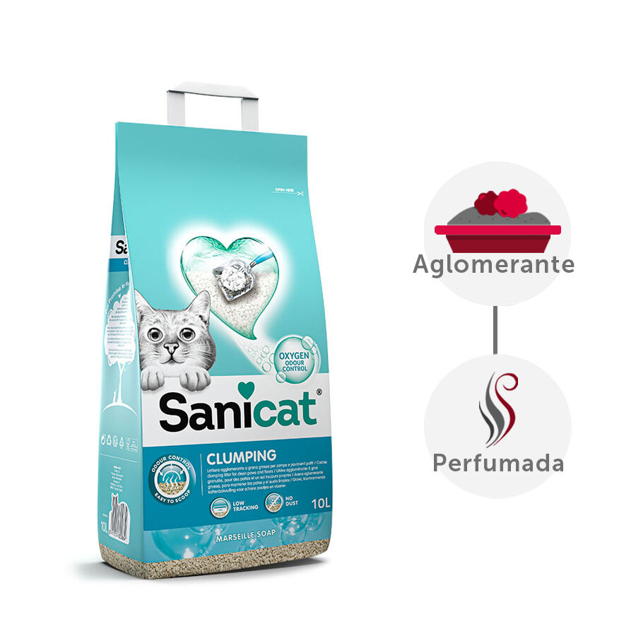 16 L Sanicat Marsella Arena Aglomerante para gatos, , large Imagen numero 2