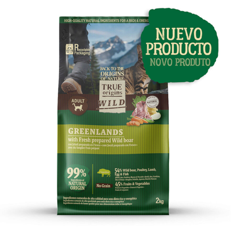 True Origins Wild Greenlands Jabal&iacute; pienso para gatos